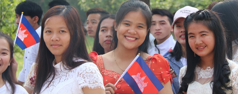 开学典礼上的笑容